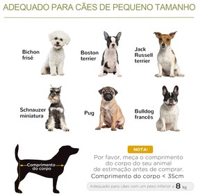 PawHut Sofá-cama para animais de estimação Sofá para cães Gatos com al