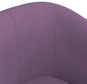 Poltrona Maiza - Em Tecido - Cor Roxo- 70x56x68 cm - Design Moderno