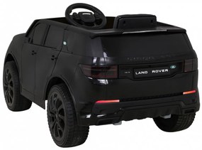 Carro elétrico para Crianças 12V Land Rover Discovery Sport Rodas Eva, Assento de couro Preto