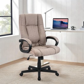 Cadeira de escritório XL Sparta Fabric Taupe