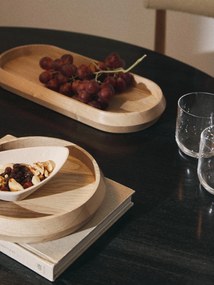 Tabuleiros decorativos em madeira de freixo Copenhagen, 2 uni.