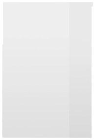 Banco sapateira 60x30x45 cm contraplacado branco brilhante