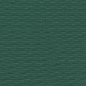 Toldo lateral retrátil 120x1000 cm verde-escuro