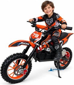 Mota elétrica para crianças 6 a 14 anos Dirk 36V 800W Laranja