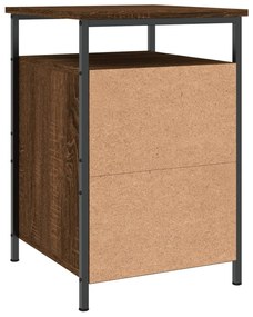 Mesas cabeceira 2pcs 40x42x60cm deriv.madeira carvalho castanho