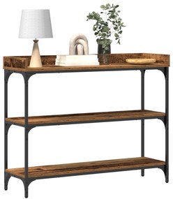 Mesa de Console vidaXL Madeira Velha 100x30x80 cm Madeira Ingenheirada