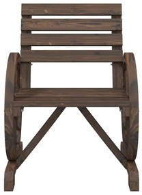 4 pcs conjunto lounge de jardim madeira de abeto maciça