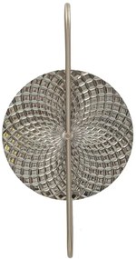 Candeeiro de Parede "Silvery" Prateado – 28x15x54 cm