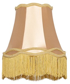 Abajur de tecido dourado 30 cm - Granny Retro