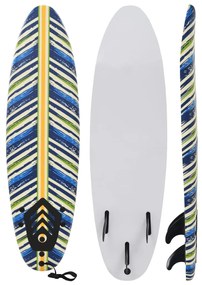 91685 vidaXL Prancha de surf design folhas 170 cm