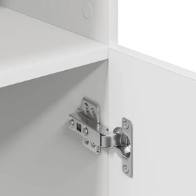 Armário de cozinha 57x41,5x131,5 cm derivados de madeira branco