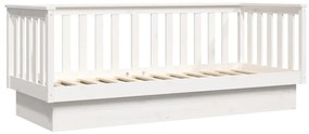 Espreguiçadeira sem colchão 75x190 cm branco