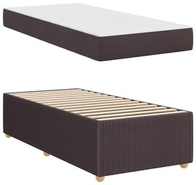 Estrutura da Cama Outros Castanho escuro 90 x 200 cm tecido