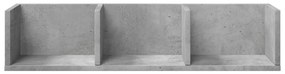 Armário parede 75x18x16,5 cm derivados madeira cinzento cimento