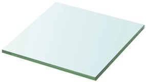 Prateleiras 2 pcs 30x25 cm vidro transparente