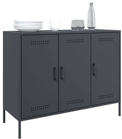 Aparador 100,5x39x79 cm aço antracite