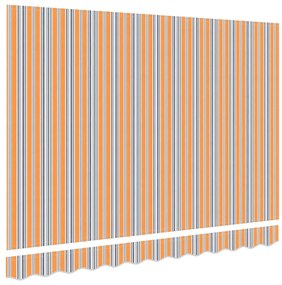 Tecido de Substituição para Toldo para Estrutura de 2.5x2 m Listrado M