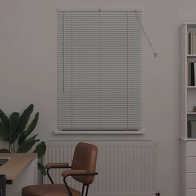 Persiana de Janela com cortinas Outros Manual Branco 80 x 130 cm Alumí