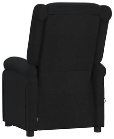 Poltrona elétrica reclinável tecido preto