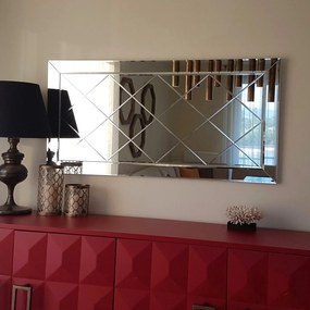 Espelho A306D – Prata – 130x65x2,2 cm