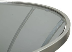 MESA DE APOIO TRIXY Ø 56X68 CM PRATEADA