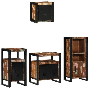 Conjunto de Móveis para Banheiro com prateleira com armazenamento com