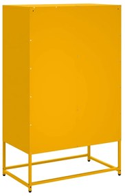 Móvel alto 68x39x111,5 cm aço amarelo mostarda