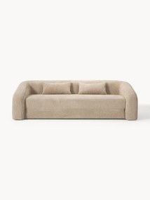 Sofá-cama em teddy-bouclé Eliot (3 lugares)