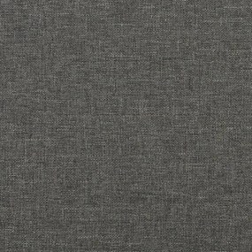 Cama boxspring com colchão 120x190 cm tecido preto