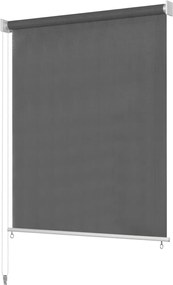 vidaXL Estore de rolo para exterior 180x230 cm antracite