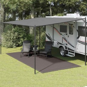 vidaXL Tapete de campismo para tenda 250x550 cm antracite
