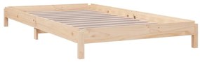 Cama empilhável 90 x 200 cm madeira de pinho maciça