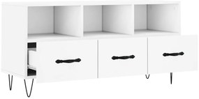 Móvel de TV 102x36x50 cm derivados de madeira branco