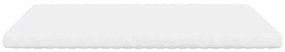 Colchão de espuma 160x220 cm 7 zonas dureza 20 ILD branco
