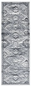 vidaXL Passadeira 80x250 cm polipropileno cinzento oriental