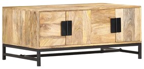 vidaXL Mesa de centro 90x55x40 cm madeira de mangueira maciça