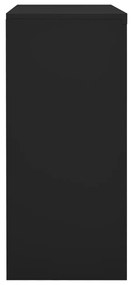 Armário escritório c/ porta deslizante 90x40x90cm aço antracite