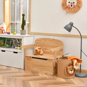 Conjunto de mesa de actividades convertível para crianças 3 em 1 com caixa de arrumação para brinquedos Natural