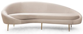 Sofá de 3 Lugares Eses – Bege – 255 cm x 120 cm x 85 cm