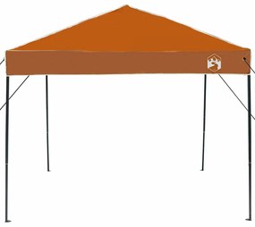 Tenda de Toldo Laranja 250 x 250 x 227 / 236 / 245 cm Tecido Oxford