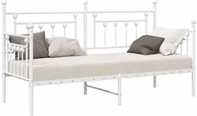 Estrutura de Cama Dia Branca 80x200 cm Aço