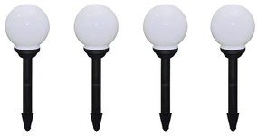 Candeeiros de exterior 8 pcs LED 15 cm com estacas de enterrar