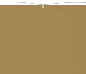 Toldo vertical 100x800 cm tecido oxford bege