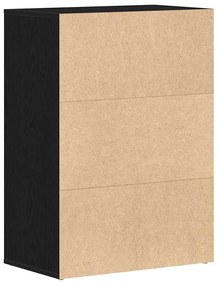 Cabide para Sapatos vidaXL Preto Carvalho 60x35x84 cm Madeira de Engen