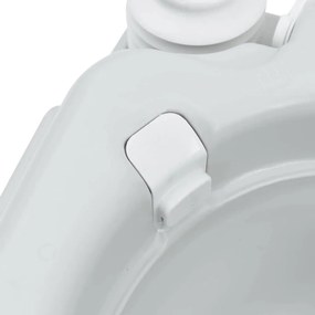 Vaso Sanitário Portátil vidaXL Cinza e Branco Plástico 20 L