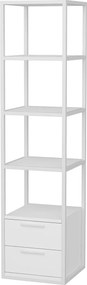 Estante Robbins – Branco – 39 x 39 x 160 cm