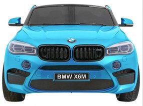 Carro elétrico para Crianças 12V 2 Lugares BMW X6M XXL Azul Pintado