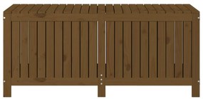 Caixa de arrumação jardim 147x68x64cm pinho maciço castanho-mel