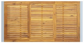 Mesa de Jantar Externa vidaXL Cinza 160x80x75 cm Aço e Madeira Sólida