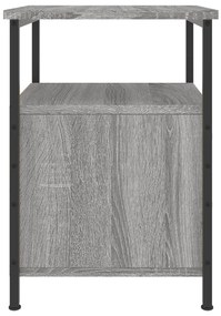 Mesa cabeceira 34x35,5x50 cm derivados madeira cinzento sonoma